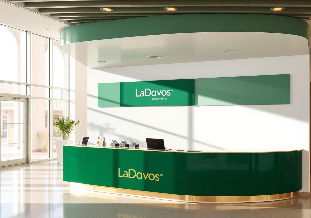 LaDavos service kiosk in a Dubai community